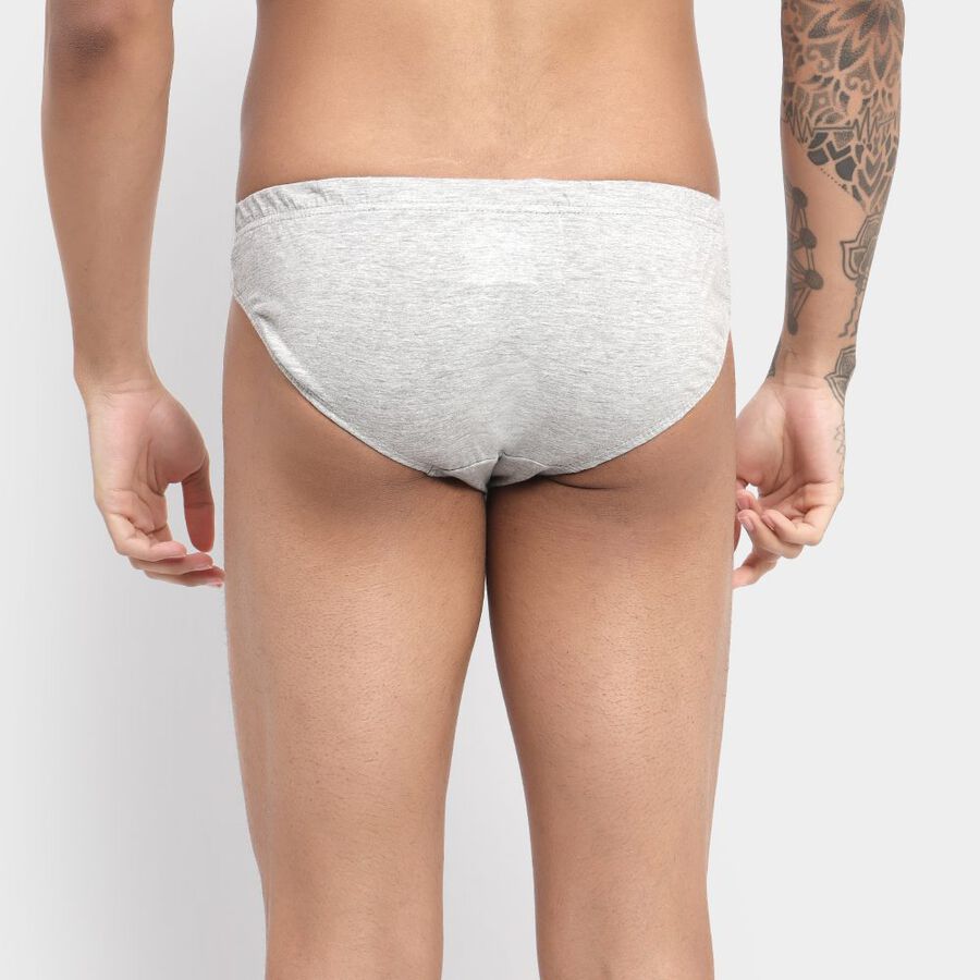 Men's Brief, Melange Light Grey, large image number null